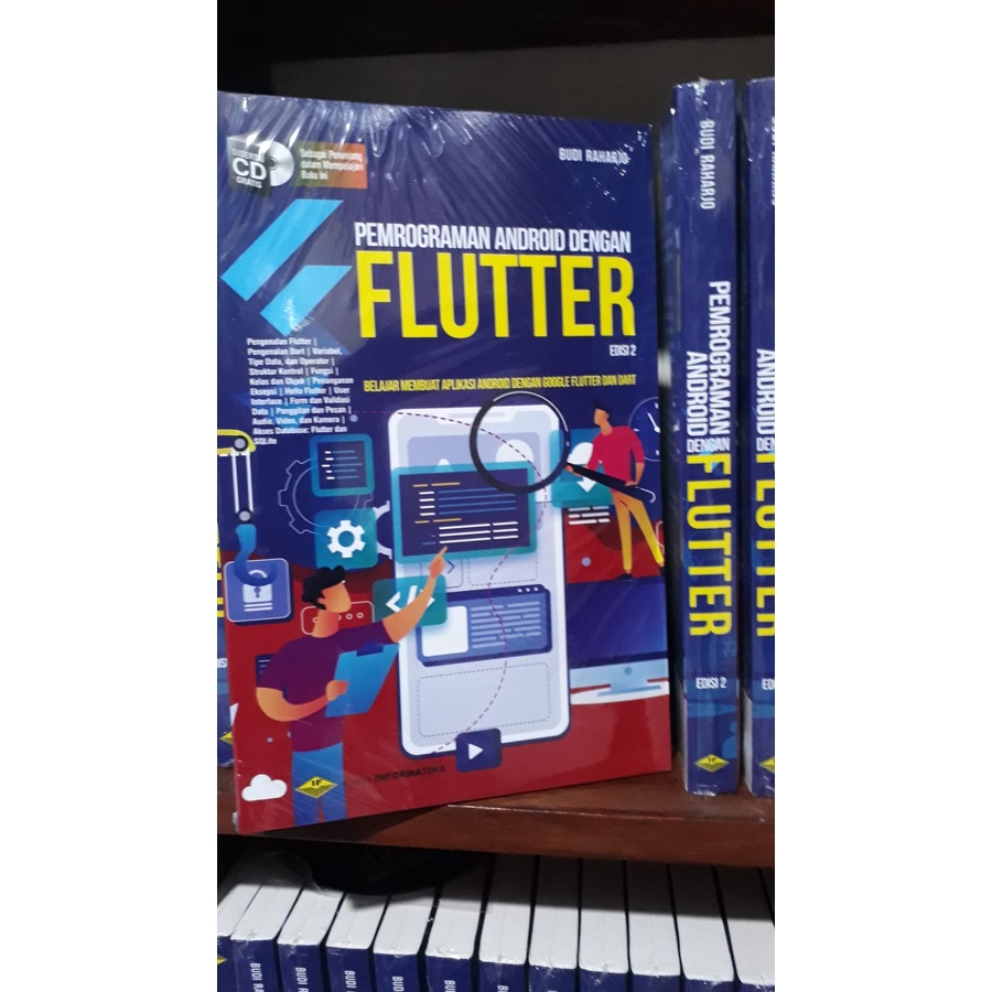 Jual Buku Pemrograman Android Dengan Flutter + Cd | Shopee Indonesia