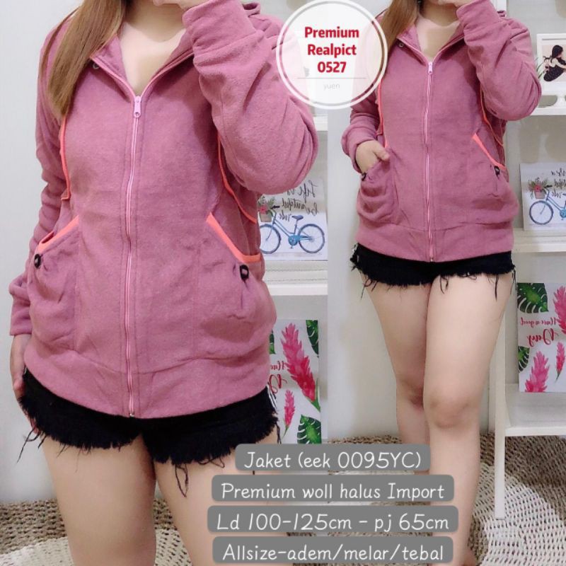 Jaket woll jaket cewek