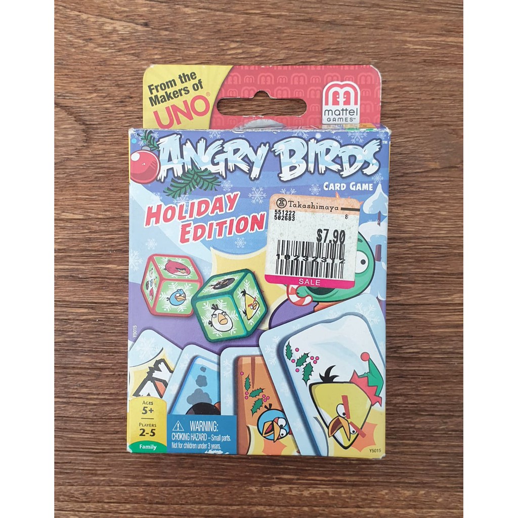 Jual UNO Card Game : Angry Bird Holiday Edition | Shopee Indonesia