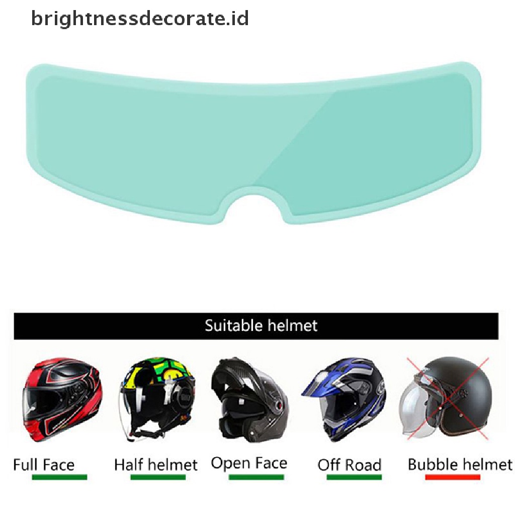 [birth] Universal Motorcycle Helmet Anti fog Patch Visor Lens Helmet Len Protective Film [ID]