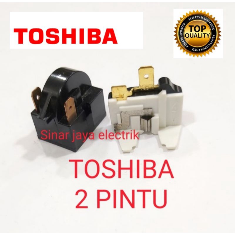 RELAY PTC OVERLOUD KULKAS TOSHIBA 2 PINTU
