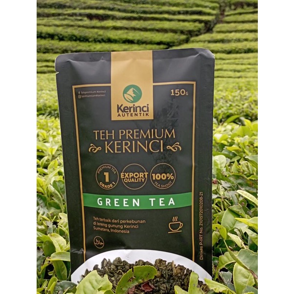 

Teh Premium Kerinci Green Tea Exsport Quality 100%