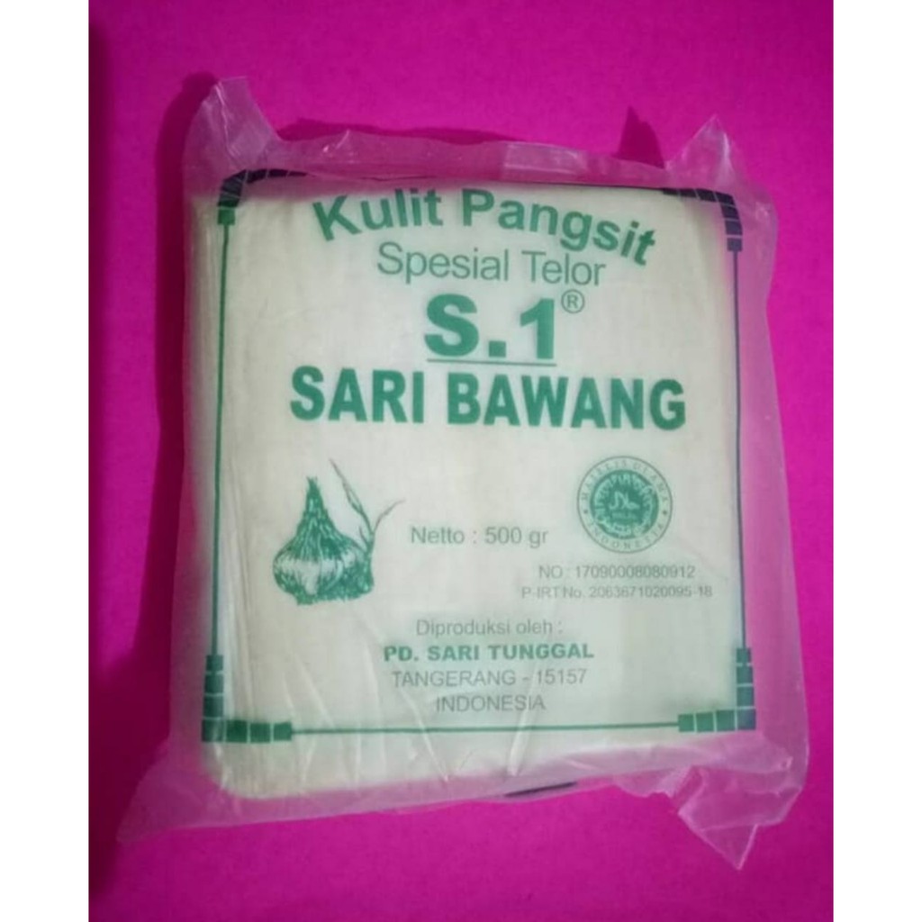 

TERMURAH Kulit Pangsit Spesial Telor S.1 Sari Bawang 500gram