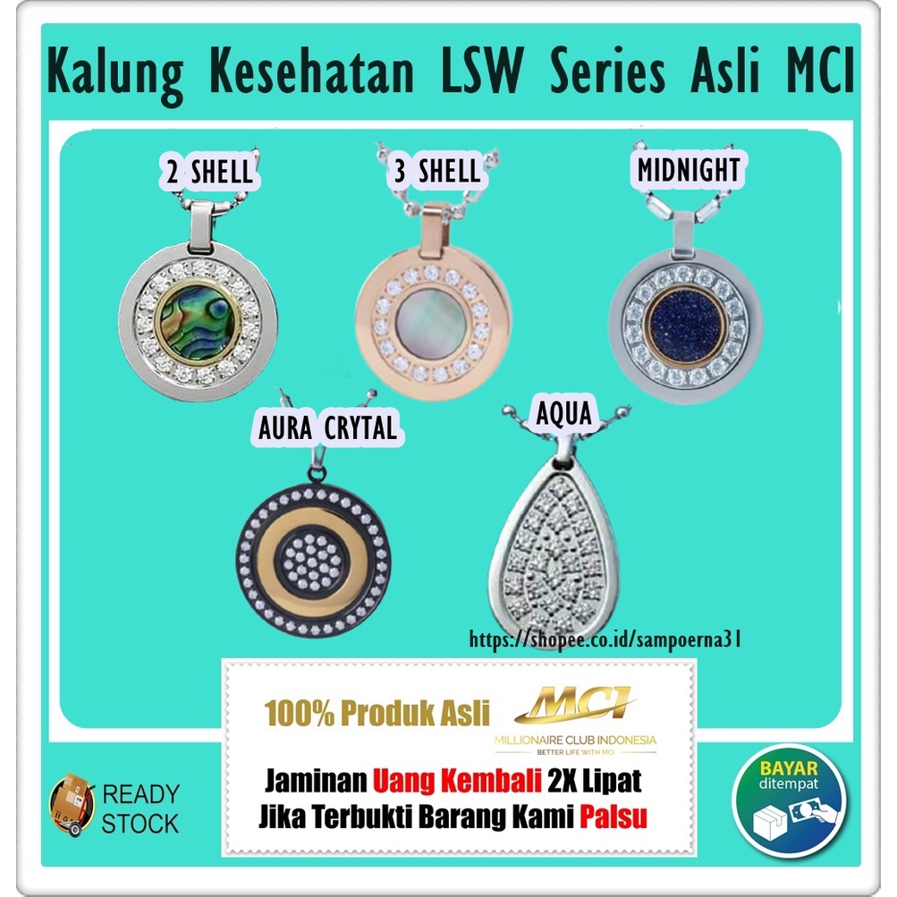 Kalung LSW Series Asli Original MCI - Kalung MCI Asli - Kalung MCI - Kalung Kesehatan Asli MCI