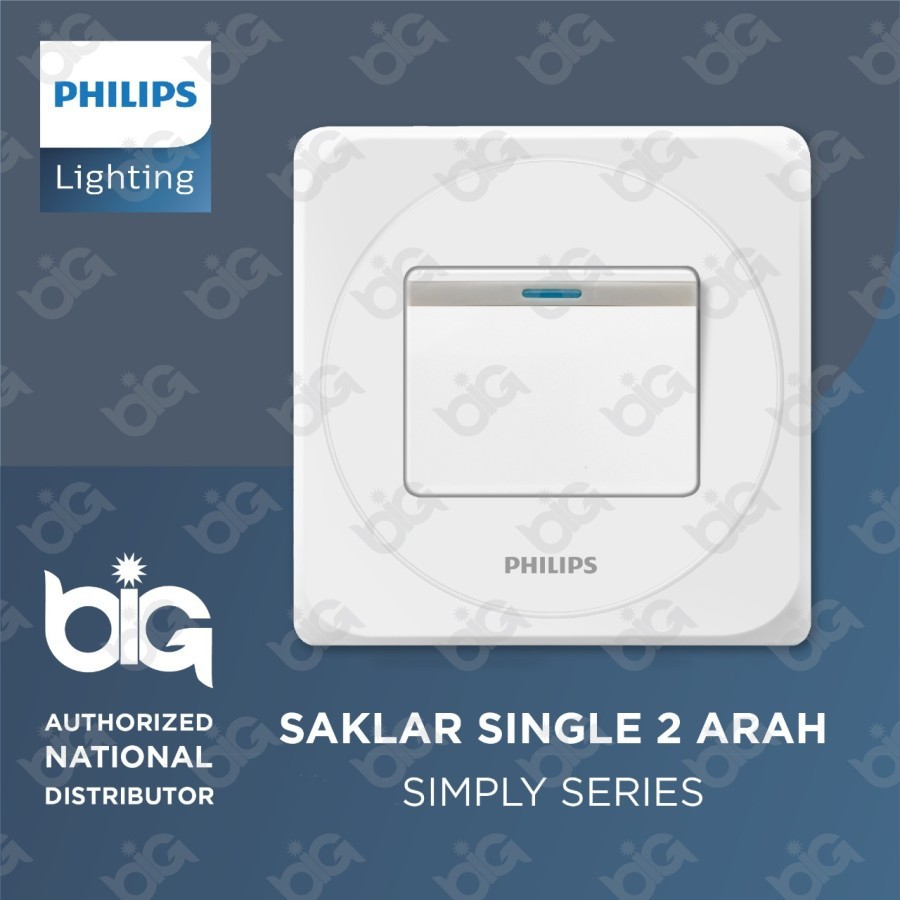 PHILIPS Simply Saklar Single 2 Arah atau 2 way