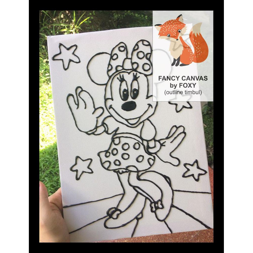 

Baru Kanvas Lukis Anak Gambar Minnie Mouse Peralatan Melukis Murah Meriah Al7