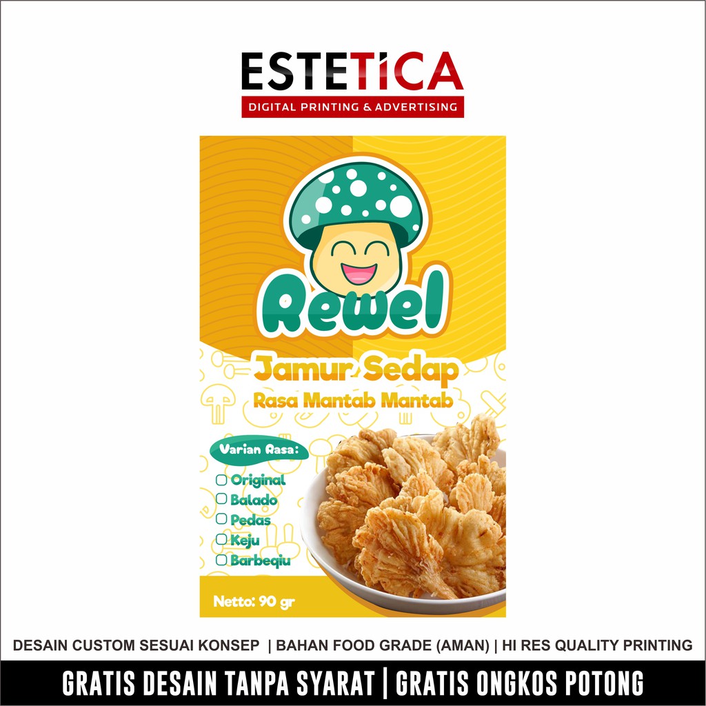 25+ Inspirasi Keren Desain Stiker Jamur Crispy - Aneka ...