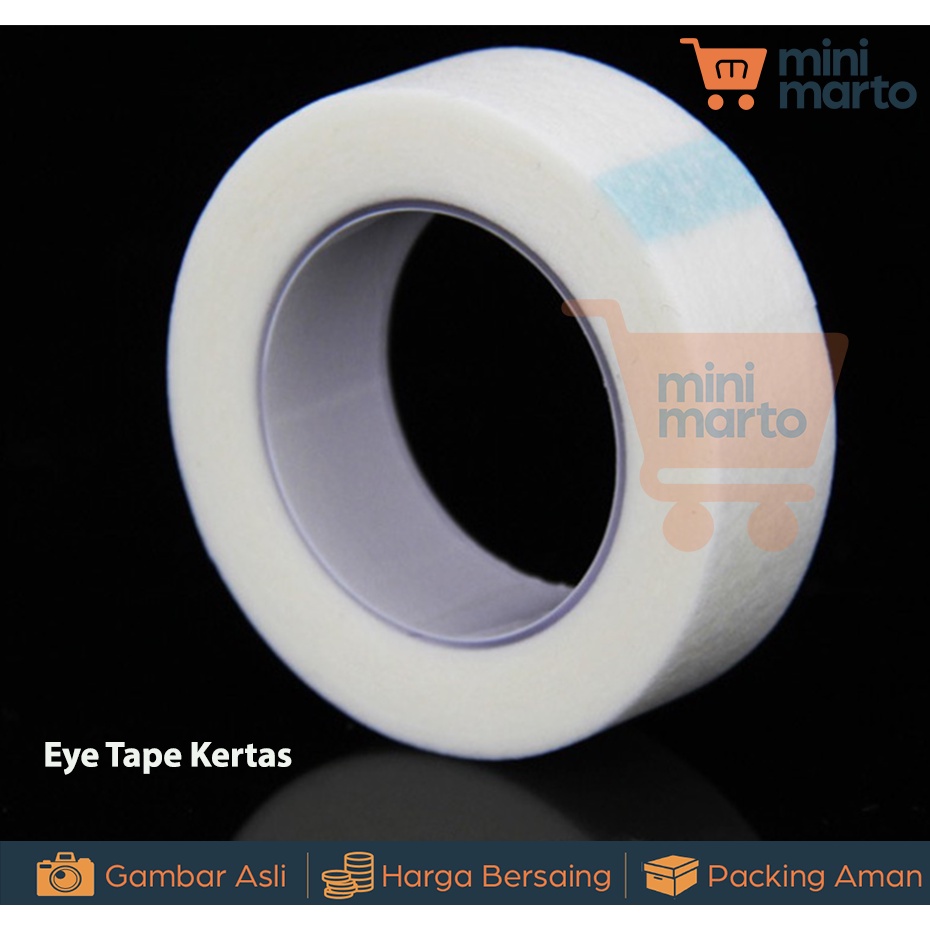 Eyetape Kertas Roll Tape Kertas Eyetape Plastik Roll Tape Plastik - Minimarto