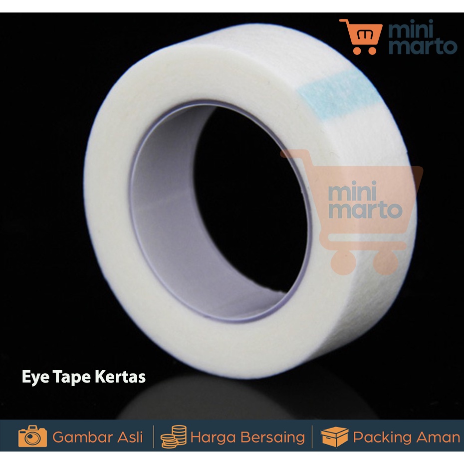 Eyetape Rolltape For Eyelash Extension Eyetape Plastic Eyetape Kertas Bulu Mata Sambung - Minimarto