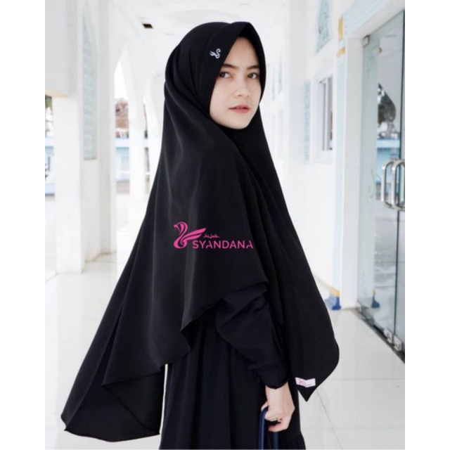 Lisya size M by Hijab Syandana/Khimar syar'i/jilbab syar'i/hijab terbaru