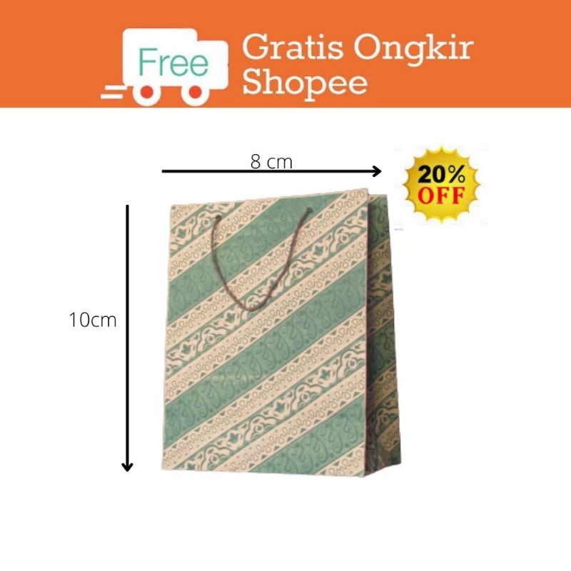 

Paper bag motif batik/ Wedding/ Perlengkapan pesta/ Custom
