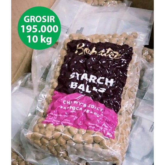 

DISKON - (BISA COD) [KHUSUS GOSEND / GRAB] Tapioca Pearl 10 kg - untuk Bubble Drink