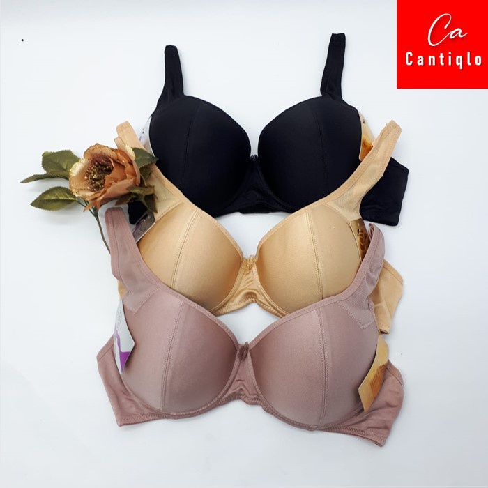 BH 9860 SOREX FULL CUP BASIC KAWAT KAIT 2 - BH BATOK KELAPA - BH ADA JARING SOREX Bra / bh / pakaian dalam wanita sexy 2031