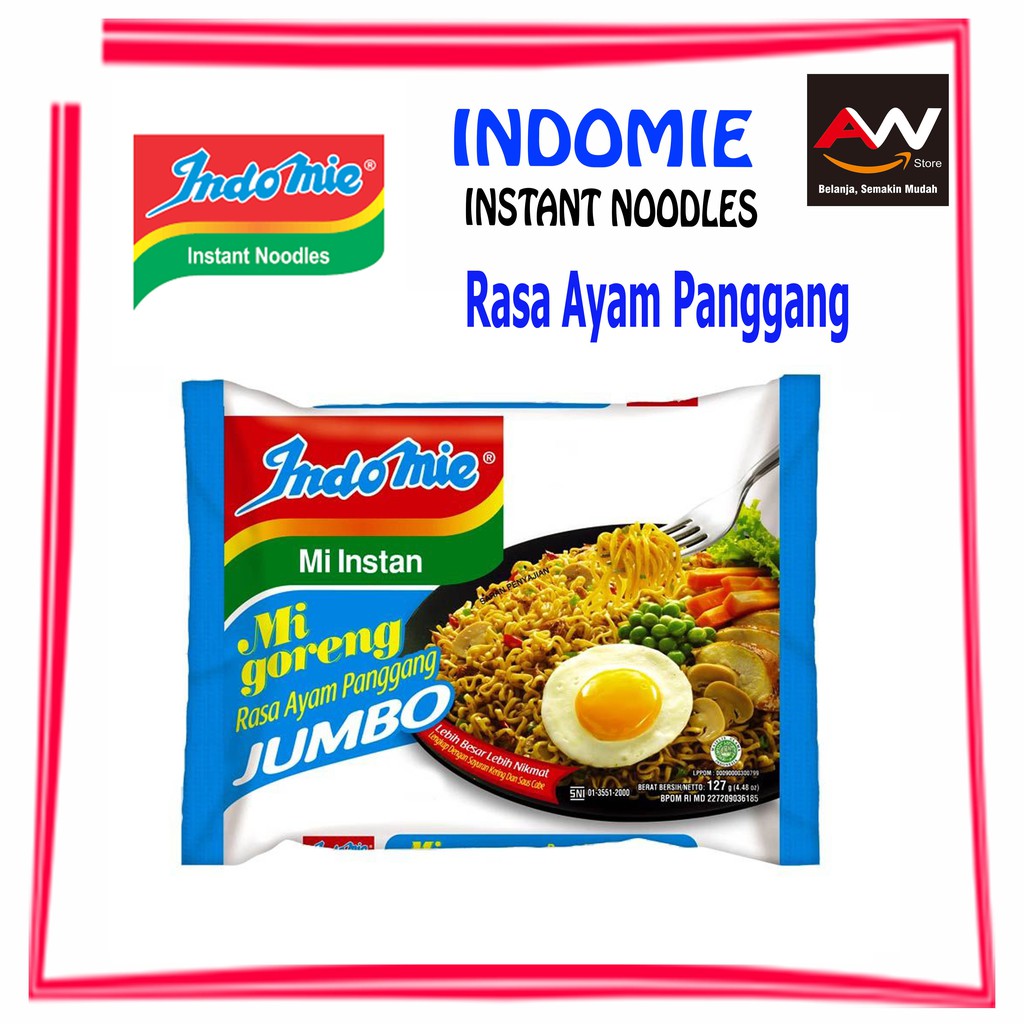 

INDOMIE JUMBO RASA AYAM PANGGANG l Makanan Mie Instan