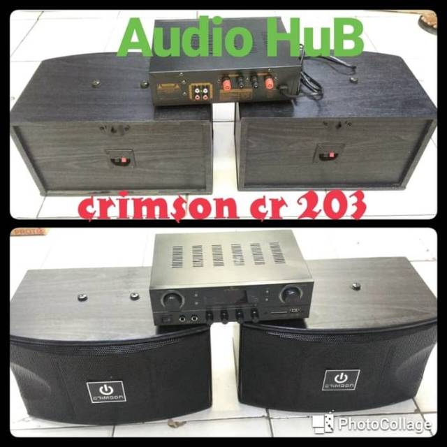 Paket karaoke crimson cr203 cr 203 sound system