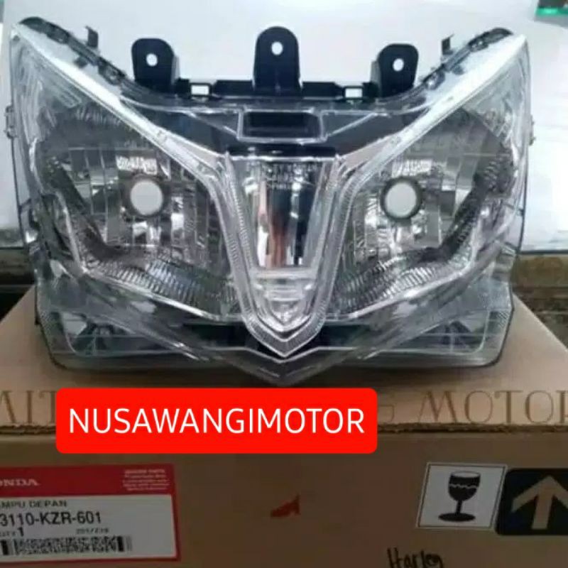 Lampu Reflektor Depan Vario Techno 125 F1 Old Lama. Ori
