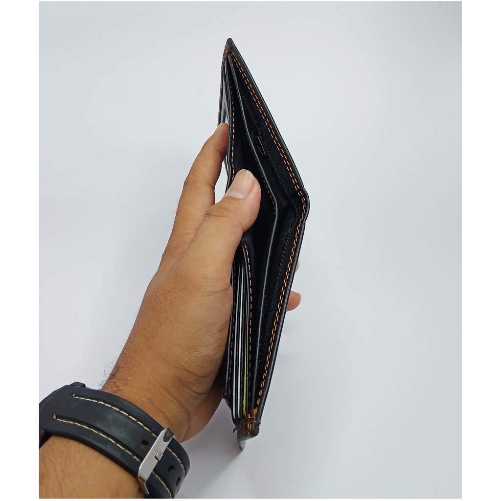 Dompet Pria Dompet Kulit Sintetis LIVE'S Dengan Slot Kartu Multi + BOX