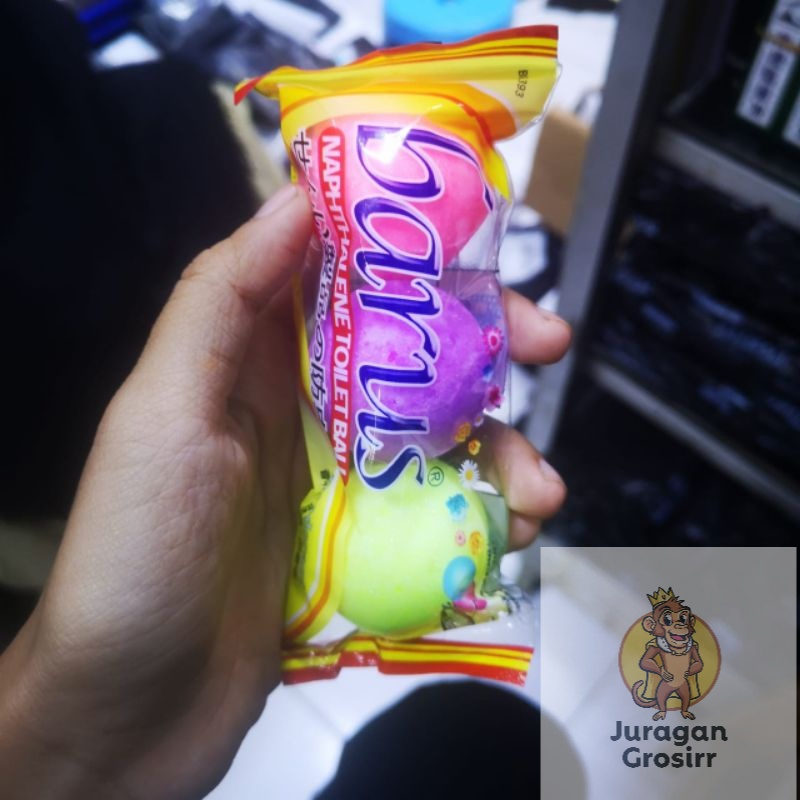 JG - COD - KAMPER BOLA - TOILET BALL - BARUS - WARNA - SACHET ISI 3 - UTK LEMARI DAN KAMAR MANDI