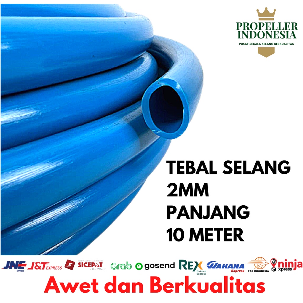 Selang Air Dop 1/2 2mm dan Semprotan Paket 10 Meter Slang Air Set