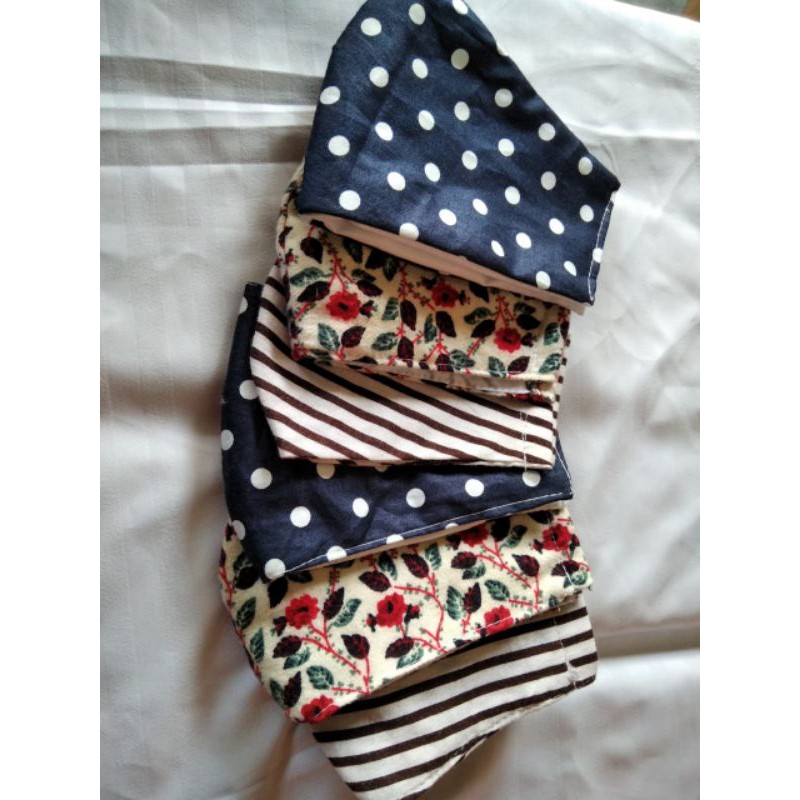 masker kain 2 lapis