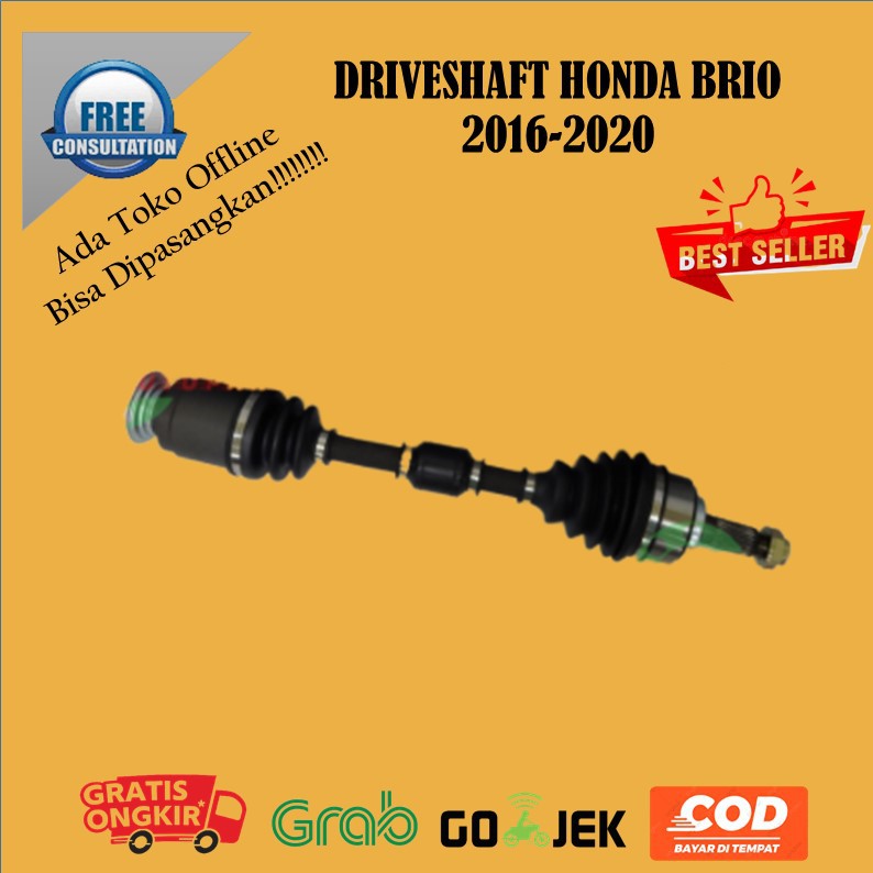 DRIVESHAFT BRIO DRIVE SHAFT CV JOINT AS RODA KOMPLIT HONDA BRIO 2016-2020
