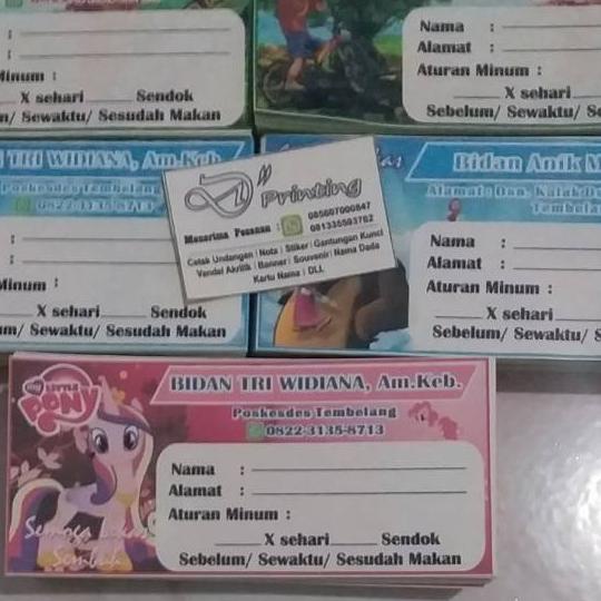 

Paling Bagus|SQ14|Stiker label sirup. Berbahan stiker HVS. Tinta anti luntur