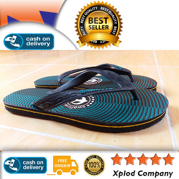  Size 43 Sandal  Jepit Swallow  Target Sandal Swallow Motif  