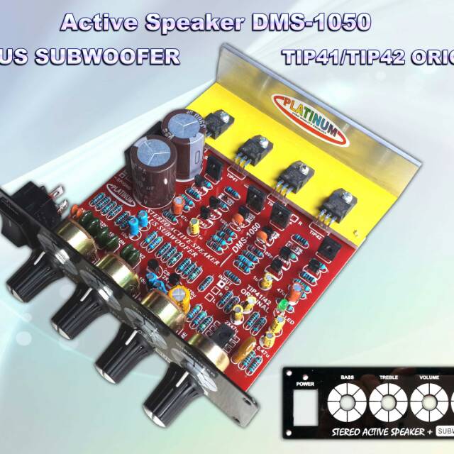 KIT STEREO ACTIVE SPEAKER PLUS SUBWOOFER TIP41,42 ORI DMS-1050