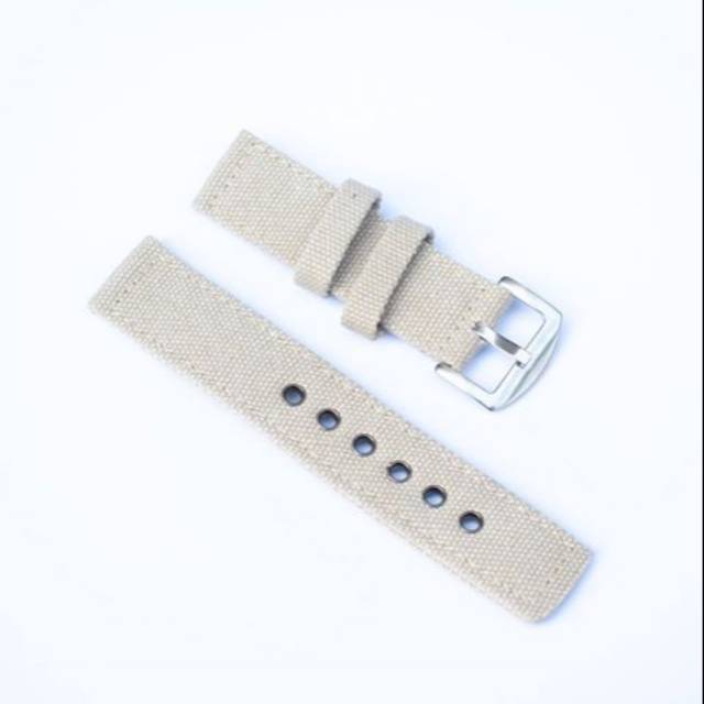Tali Jam tangan Canvas Military Strap Crame seiko