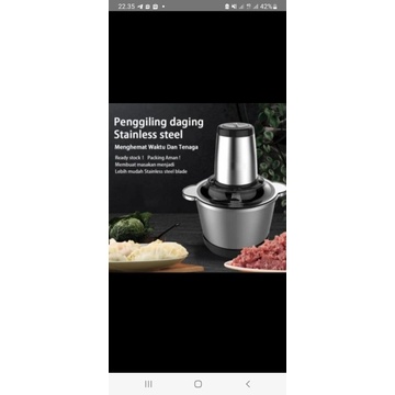 blender daginh stainless jumbo chapper blender elektrik penggiling
