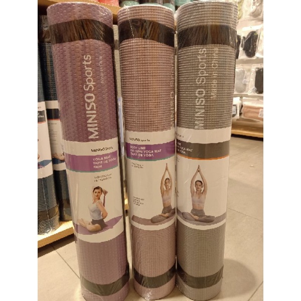 Miniso matras yoga ecofriendly yoga matt alas yoga