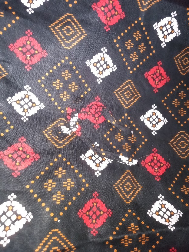 Tey-17 Batik Wanita Asj Sa Hrb026 Kenongo Kemeja Tosca Pendek