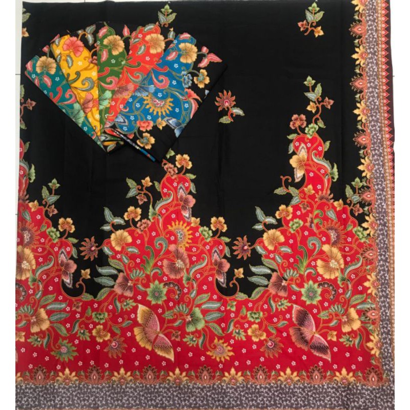 kain batik hitam manis