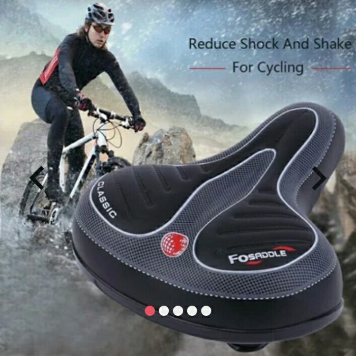 Jok Sadel Sepeda tebal Besar GEL FO Saddle mini seli lipat fnhon dahon