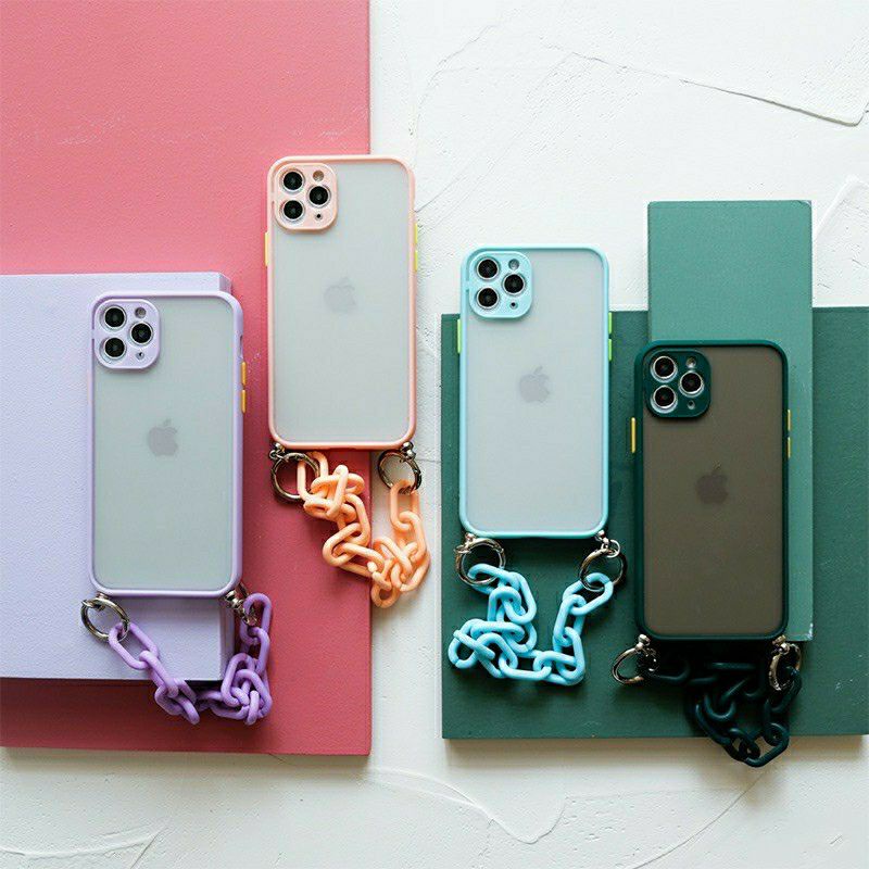 PROMO!!!!CHAIN CASE - Softcase Full Cover - For Iphone 12/11 pro Max