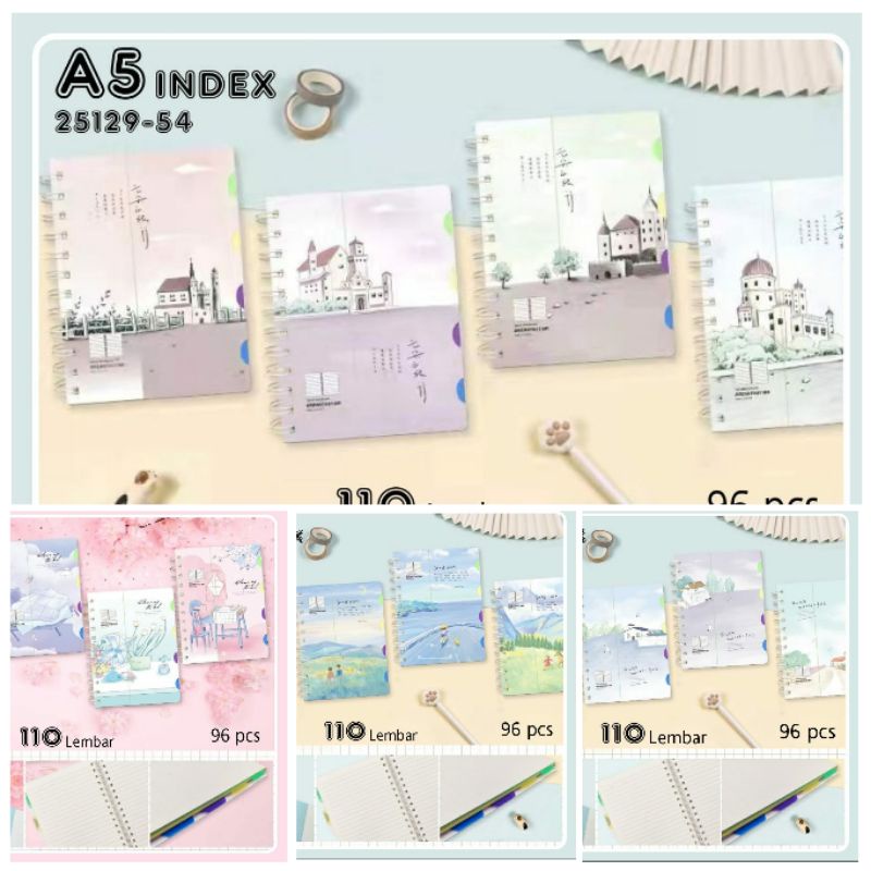 

Notebook Tebal index A5 WZ-110