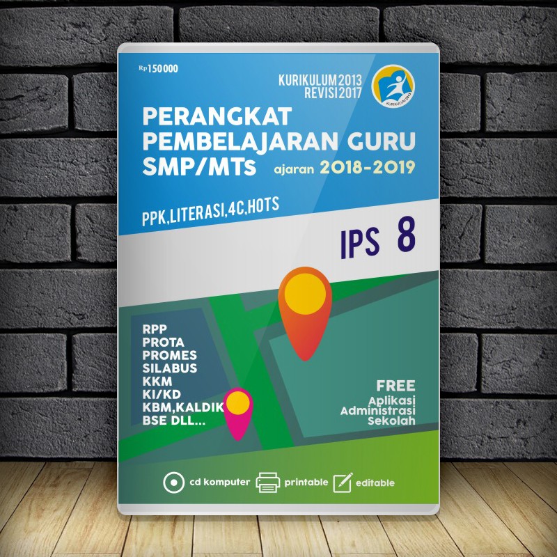 Rpp Ips Smp Kelas 8 Kurikulum 2013 Revisi 2017 Shopee Indonesia