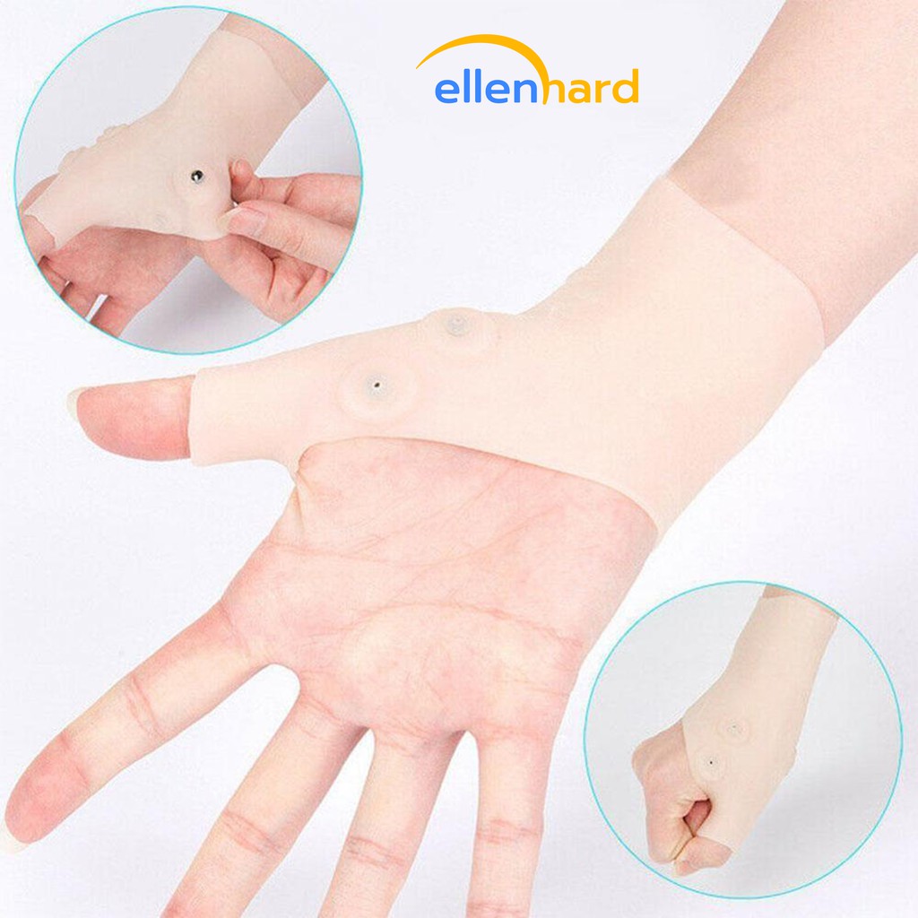 Sarung Tangan Silikon Alat Terapi Jari Tangan Sendi Magnetik Tenosynovitis Pain Relief
