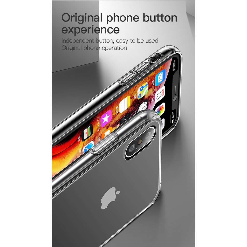 CLEAR CASE iPhone 11pro max 11 11pro xs max xr x/xs 6/6s plus 7/7 plus 8/8 plus TOTU FAIRLY