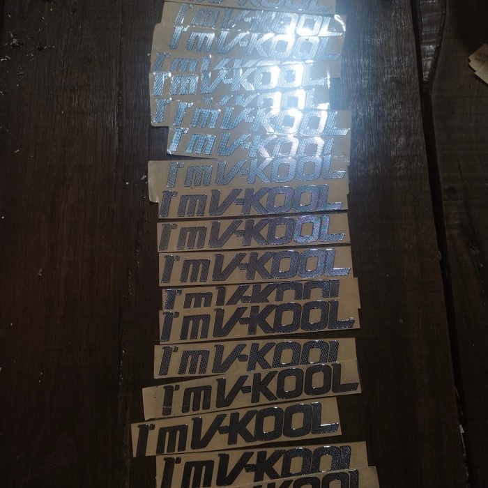 PS✨ stiker vkool timbul mobil