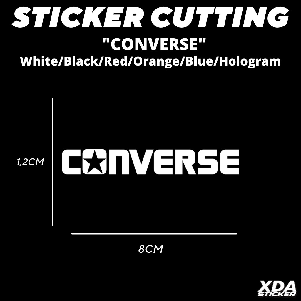 

STIKER/STICKER CUTTING CONVERSE LOGO
