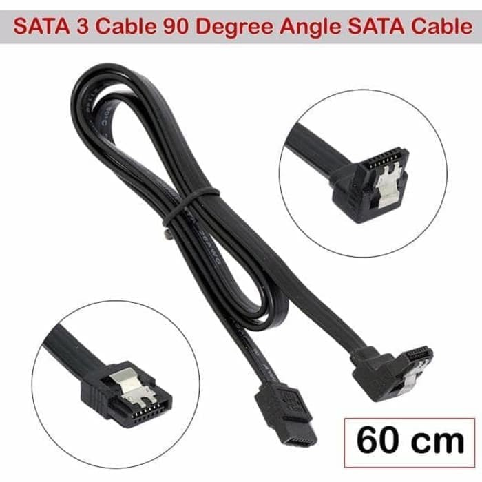 Kabel Sata 3 6GBPS Bentuk Colokan L Siku Original Kabel Data Sata 3