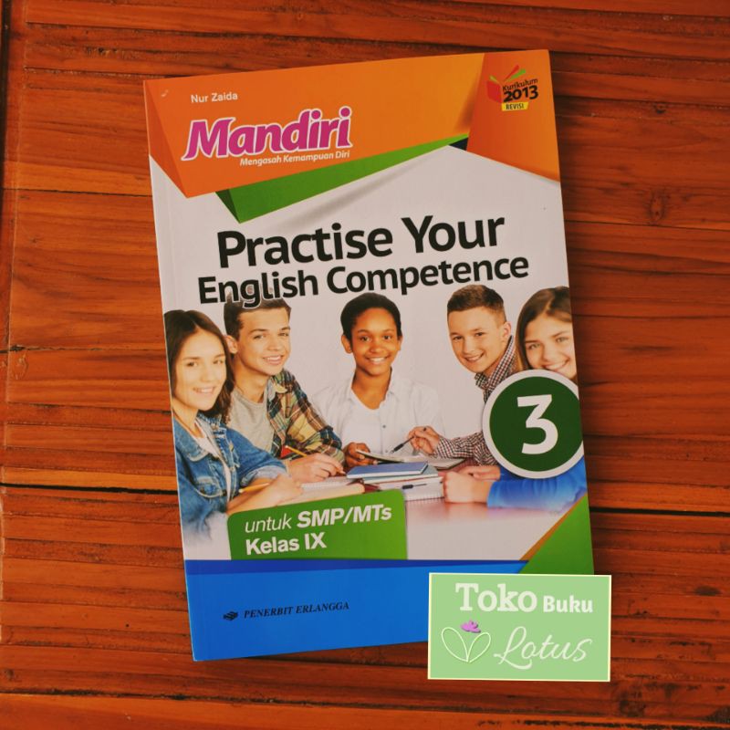 Seri Buku Mandiri SMP Kelas 9 (Matematika IPA Indo Inggris IPS PPKN PAI Biologi Fisika) Erlangga-English