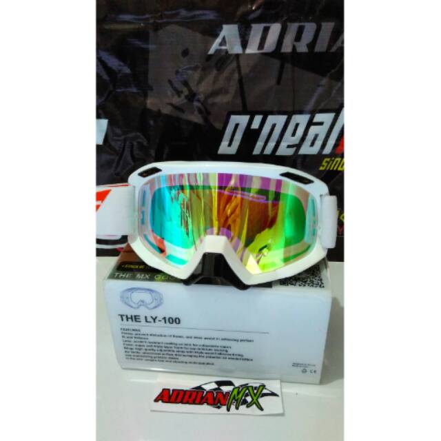 Goggle LY100 PREMIUM Goggle Cross Goggle Trail Goggle Racecraft Goggle Helm Cross Goggle Murah