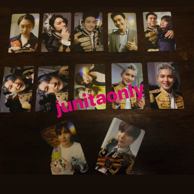 Official Super Junior Photocard Elf Ace Kit