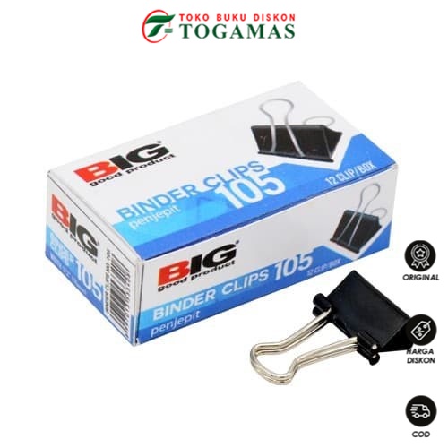 

READY STOCK !! BINDER CLIPS 15MM NO.105/PACK BIG