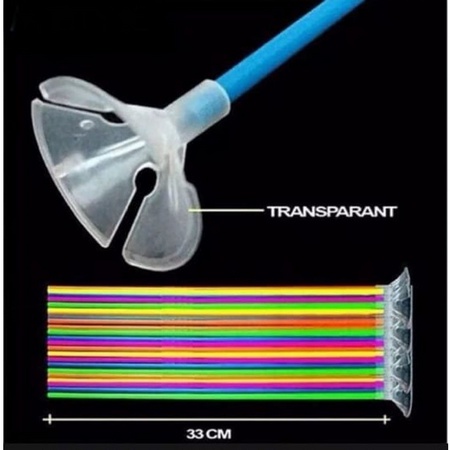 ( Ecer ) BALON LATEX METALIK / GAGANG BALON / STICK BALON WARNA WARNI /BALON DEKORASI PESTA / BALON KARET POLOS 12 INCH