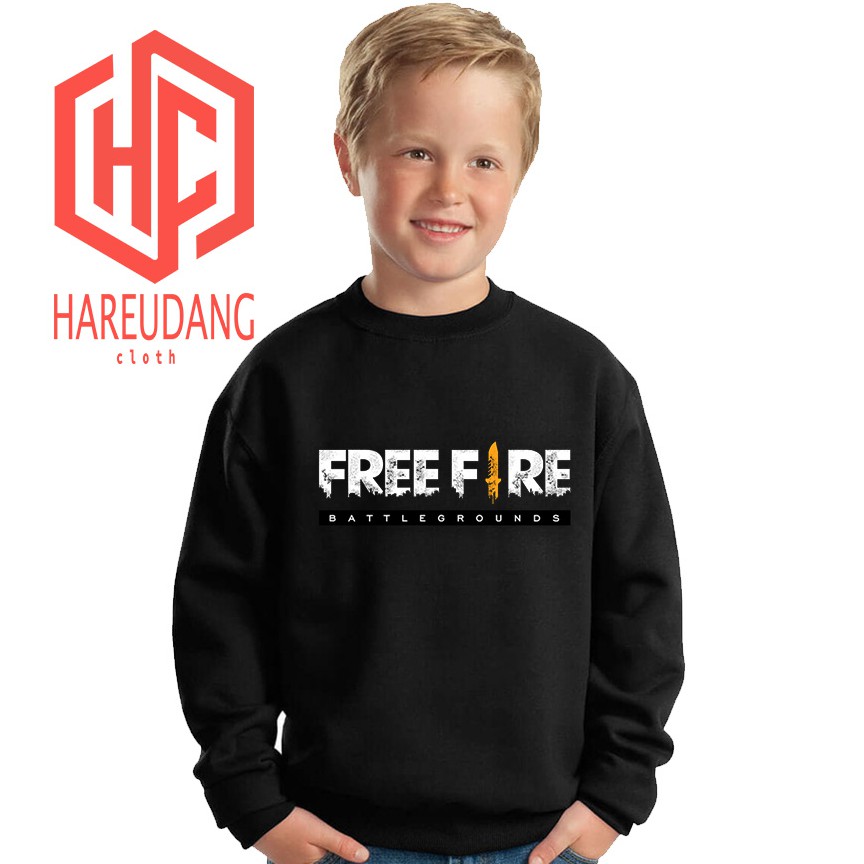 Sweater anak  cewek dan cowok / Hoodie FreeFire Trend Dan Kekinian