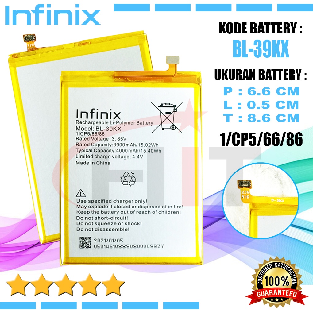 Baterai Battery Ori BL-39KX Infinix HOT S4 / HOT 7 PRO / INFINIX HOT 7