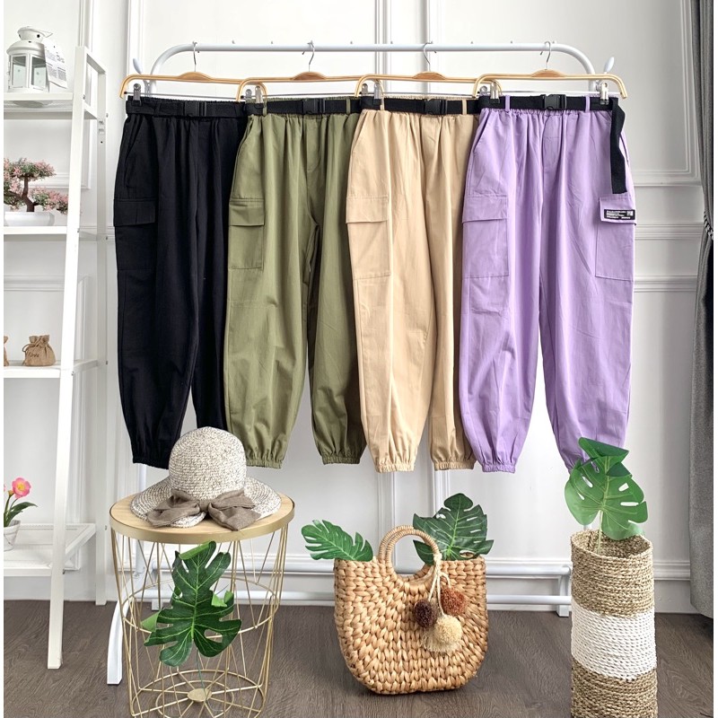 FW C93 Celana Jogger Import | Celana Joger Belt Import Premium